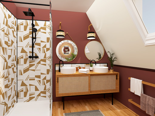 rénovation et décoration d'une salle de bain