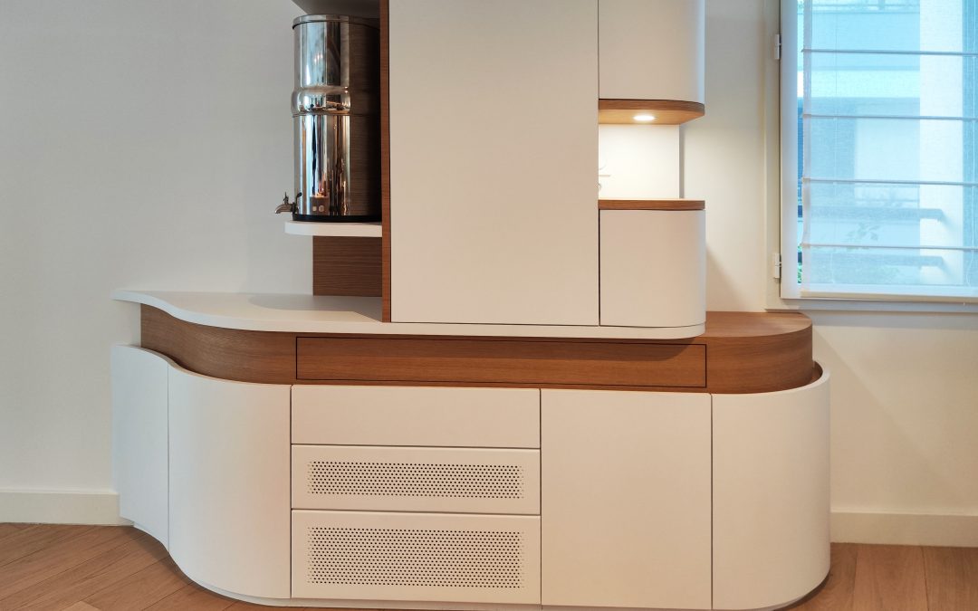 Design sur-mesure meuble de service